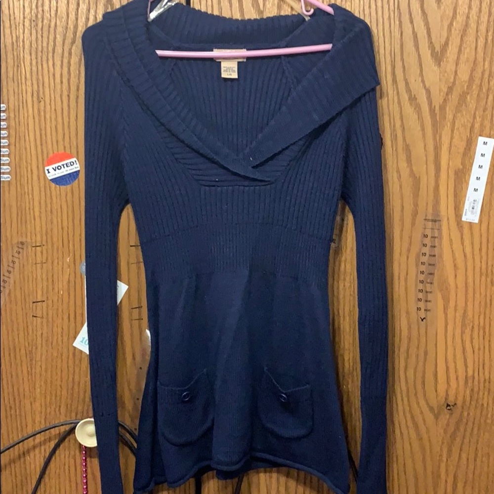 Arizona Jeans Navy Long Sleeve